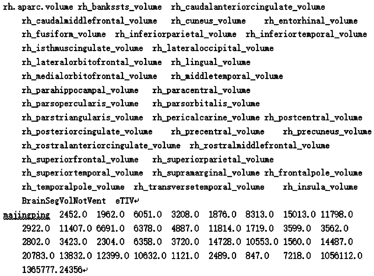 Mental disease iconography automatic reporting system and method thereof