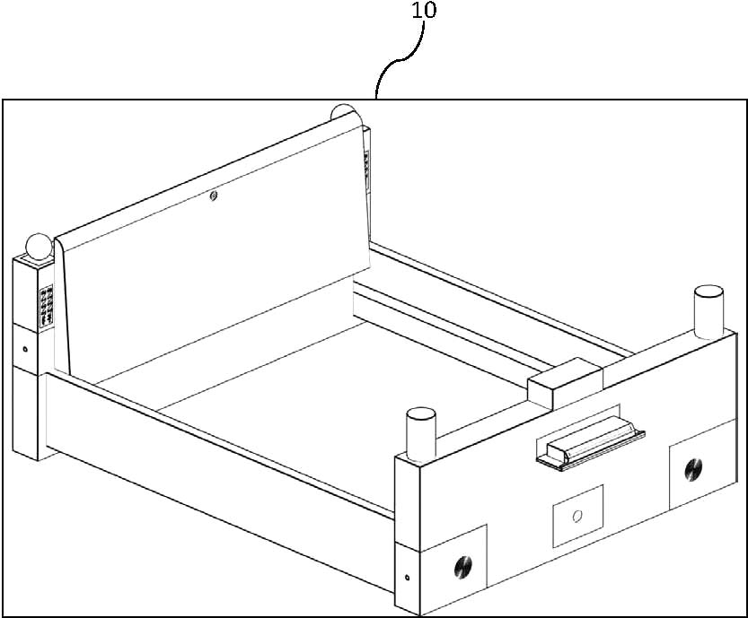 Intelligent multimedia audio-video game entertainment bed structural member based on cloud technology