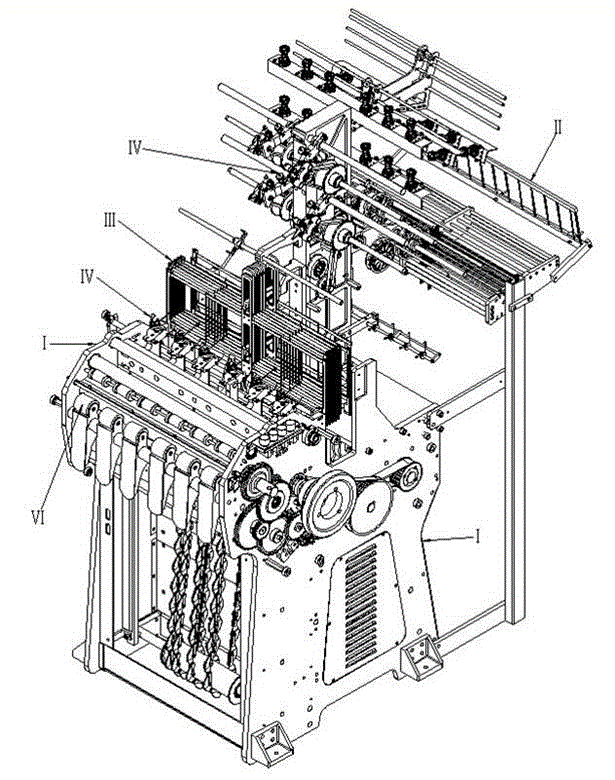 Novel high-speed flat ribbon loom