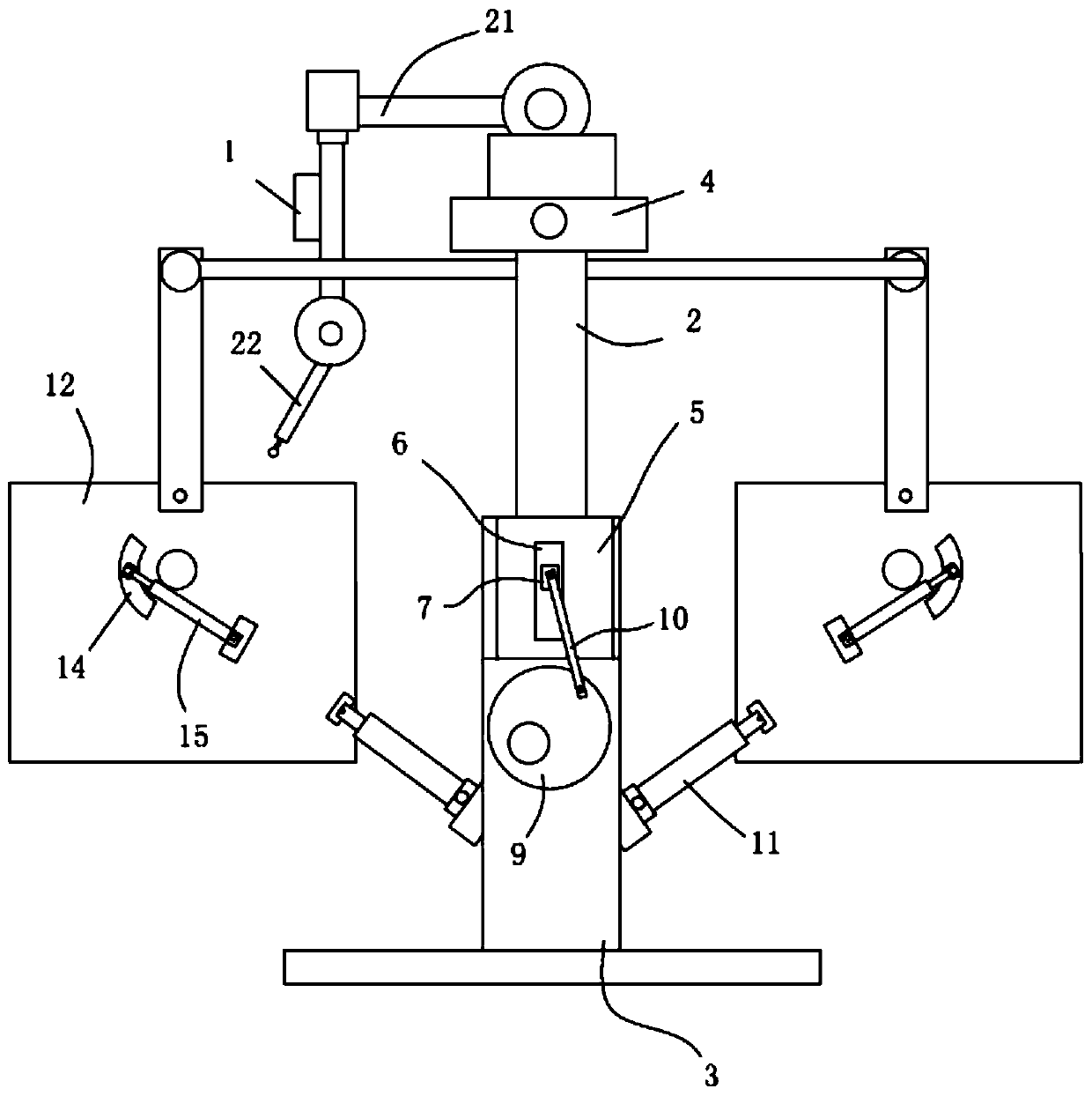 Auxiliary hearing screening detection device for pediatric nursing and working method thereof