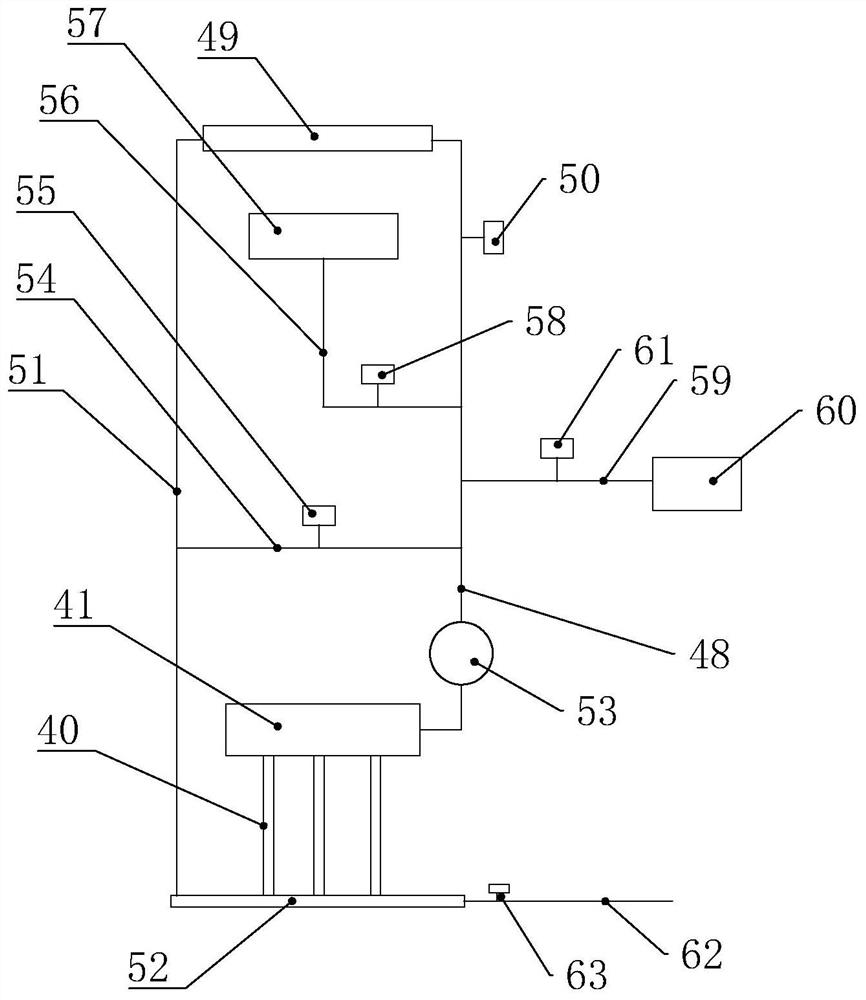 Double-booster-pump system of precise machine room air conditioner