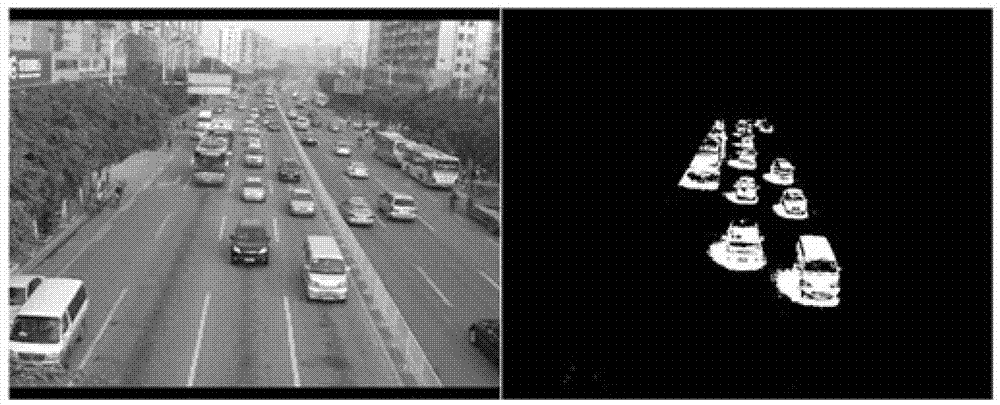 Method for detecting vehicle queuing length at road crossing