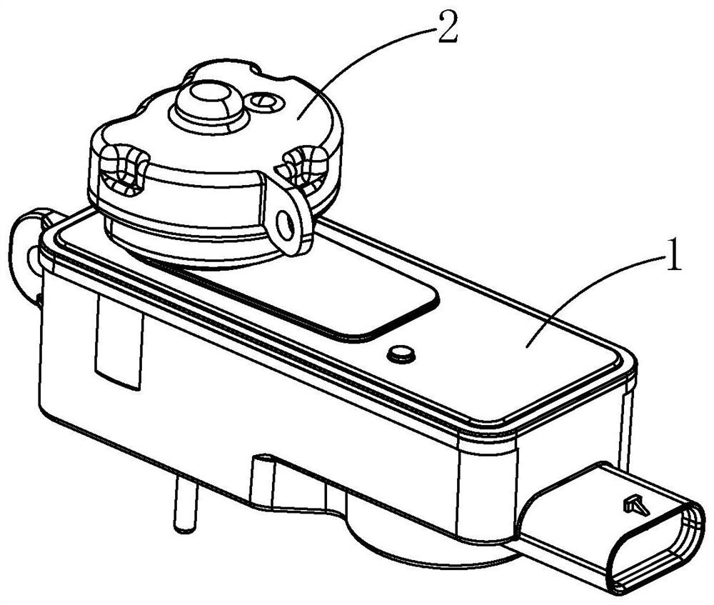 Locking movement mechanism of actuator