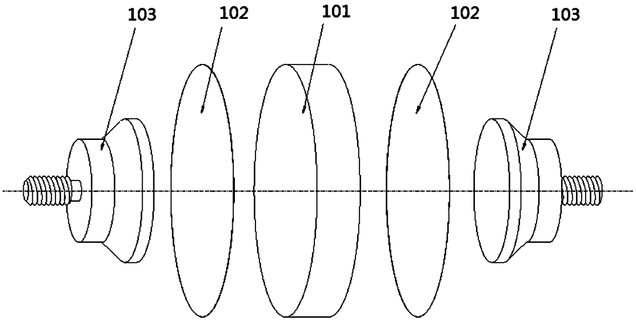 Coupled Ceramic Capacitors with Composite Electrodes