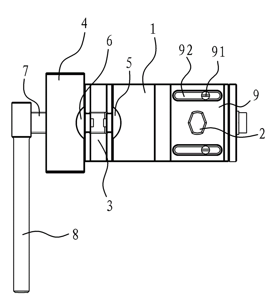 Dismounting device for fractured connecting rod