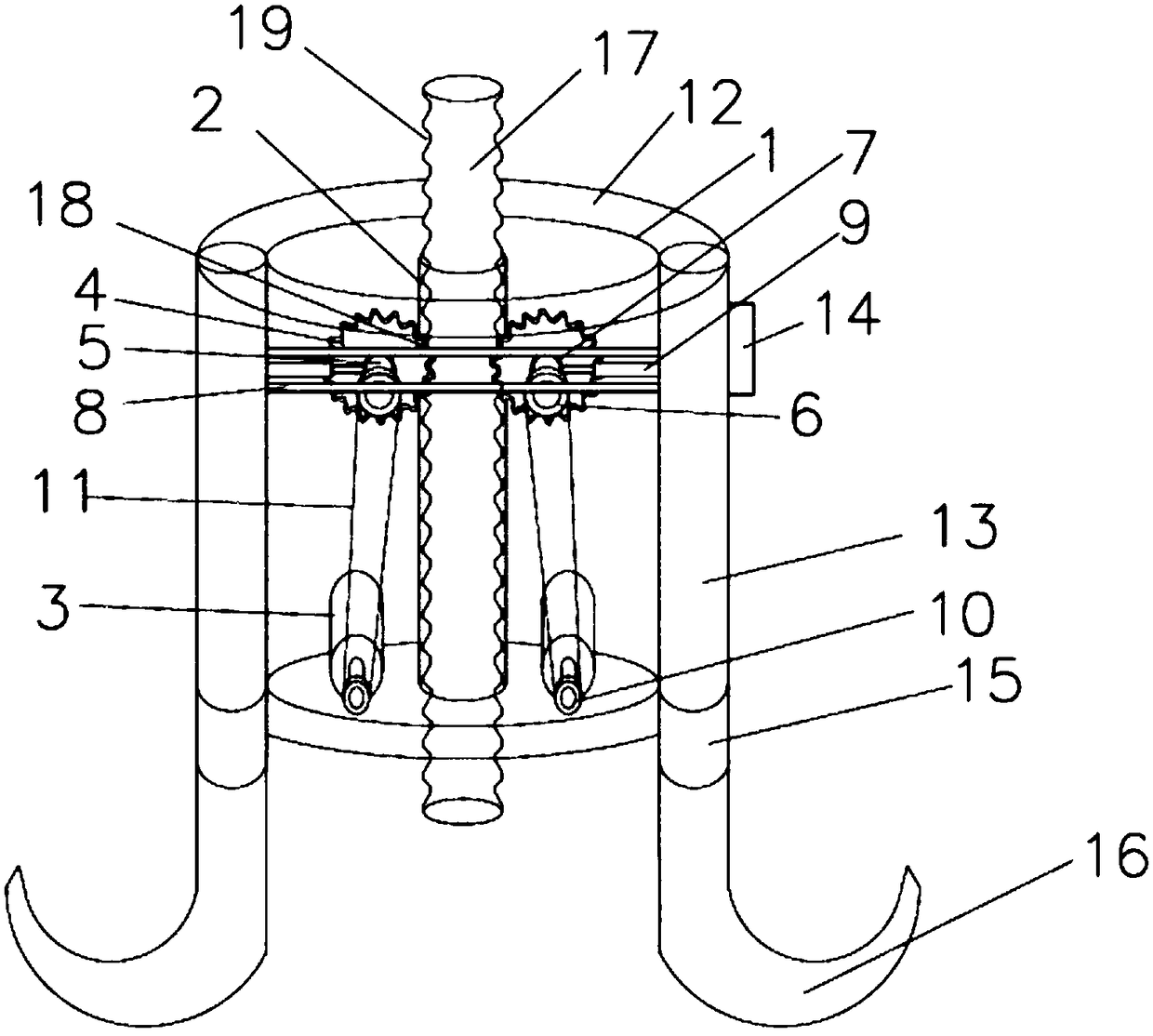 Rope climbing robot