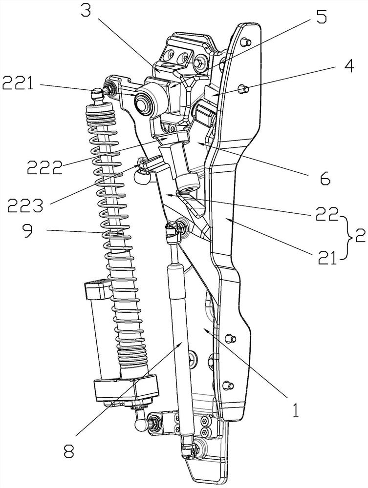 Scissor door hinge and automobile adopting same