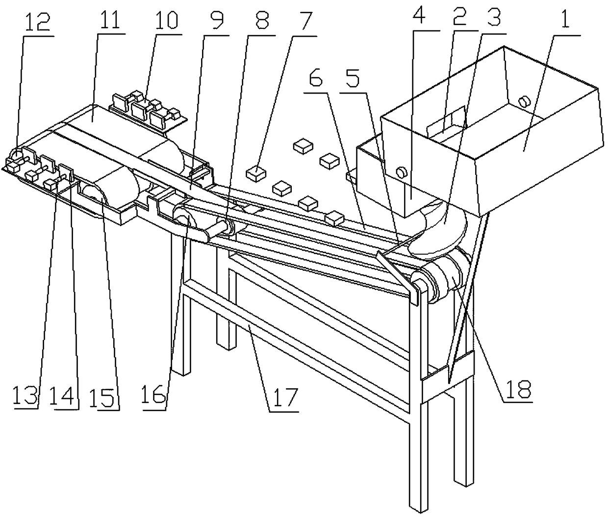 Primary sorting and grading method and device for agaricus bisporus