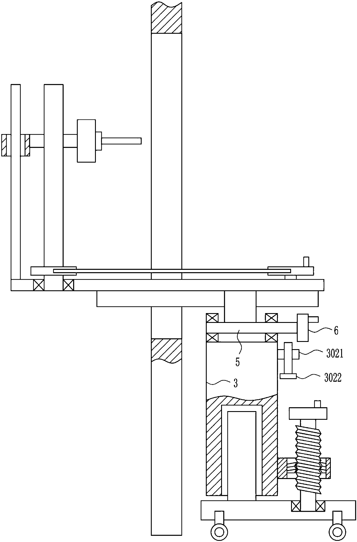 Drilling equipment for wall-mounted solar installations