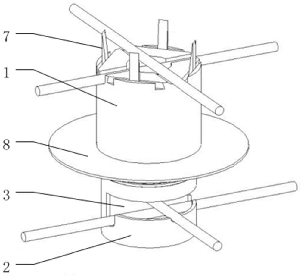 Thickness control device for cast-in-place concrete floor slabs and steel bar protective layers