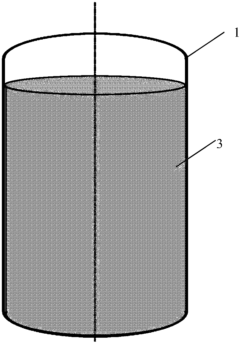 A cryogenic liquid storage tank with porous media