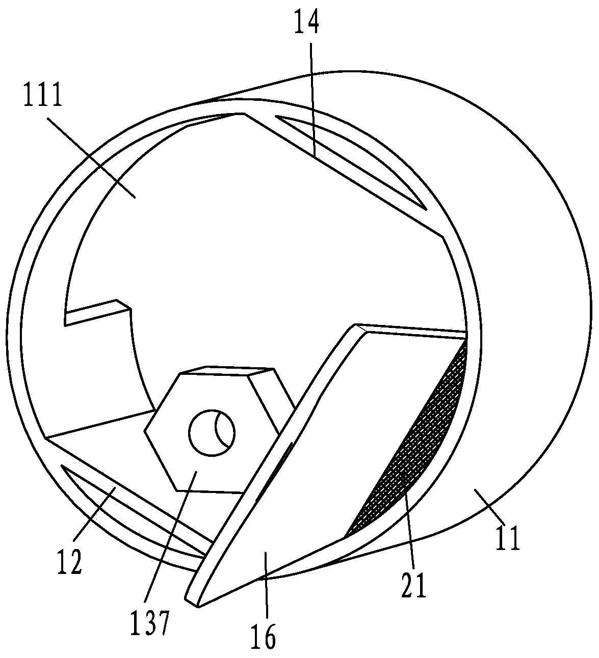 Recyclable ground stress testing device