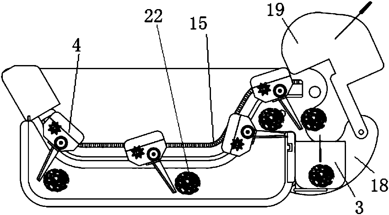 Automatic pet feces clearing device and method