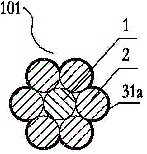 Steel strand with polyurea protection material on outer layer and manufacturing method of steel strand