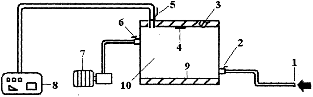 Method for evaluating automobile exhaust degradation efficiency of semi-flexible pavement