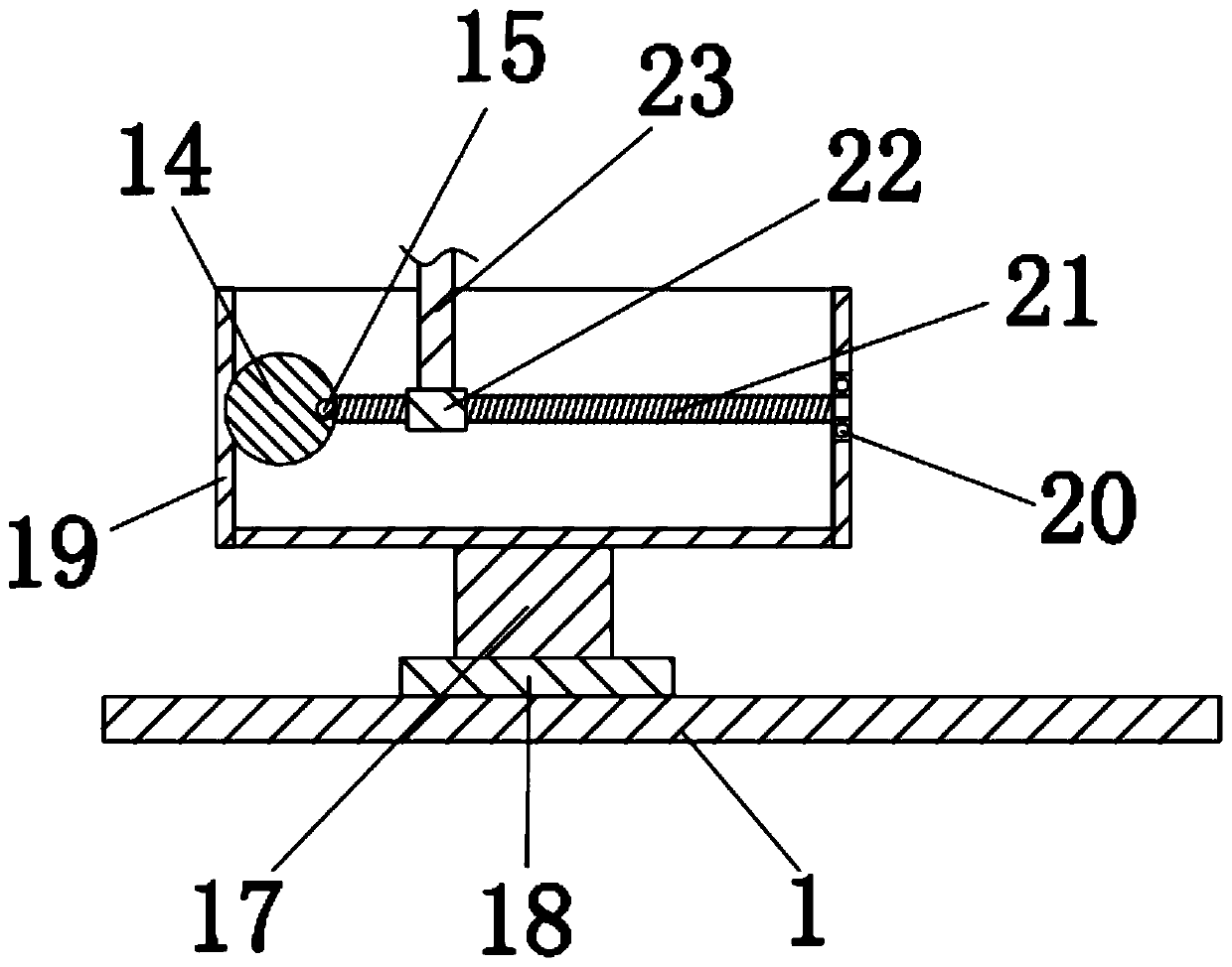 Conveying device and method for manufacturing polytetrafluoroethylene stamping equipment