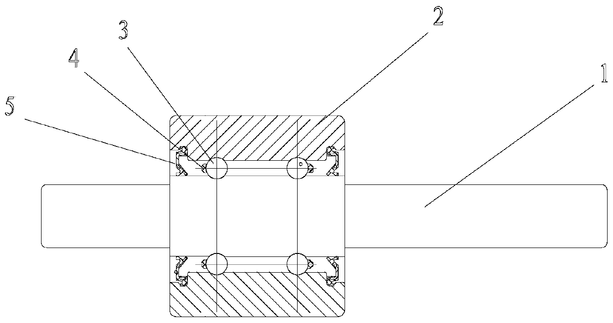 High-speed shaft connecting bearing for dust collector