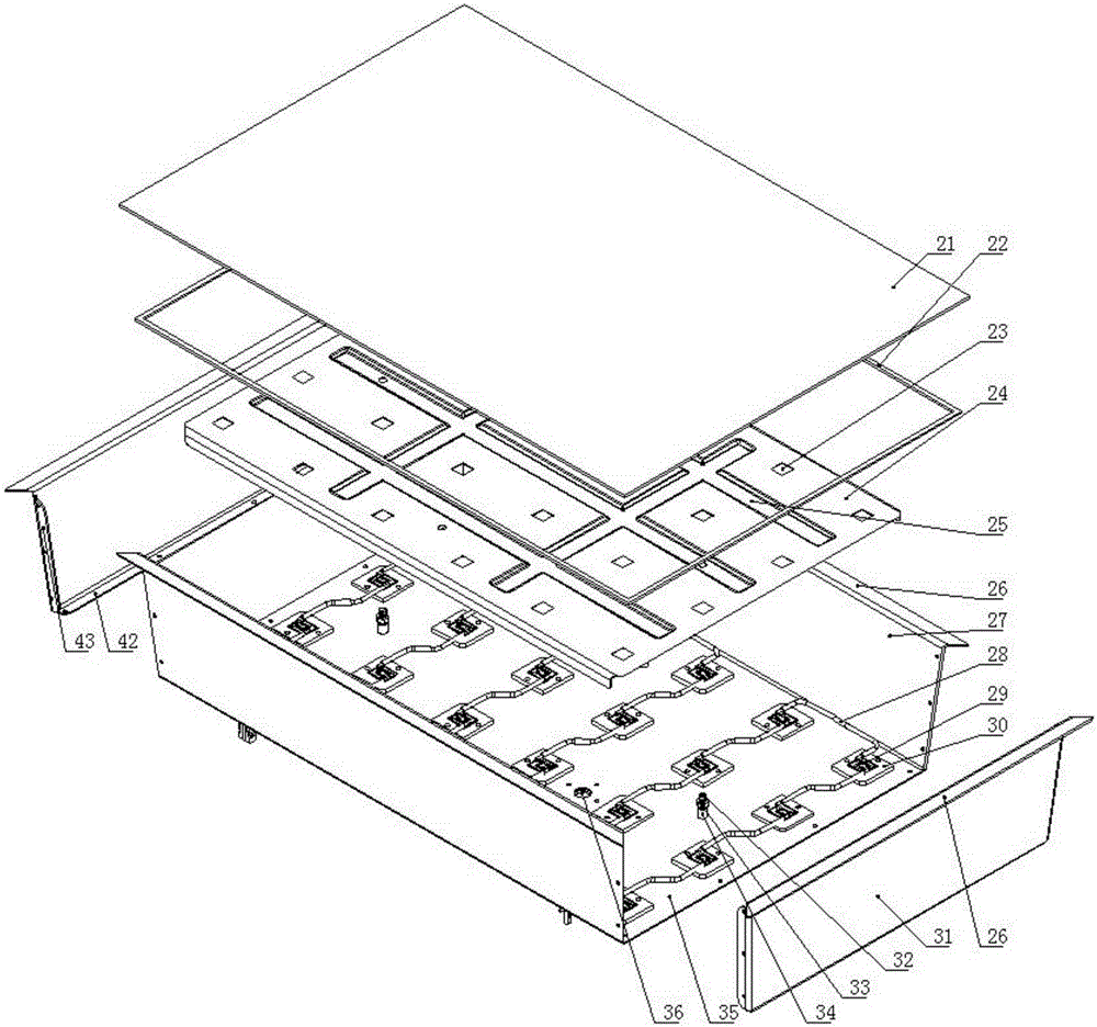 A rooftop solar power generation array tracking system