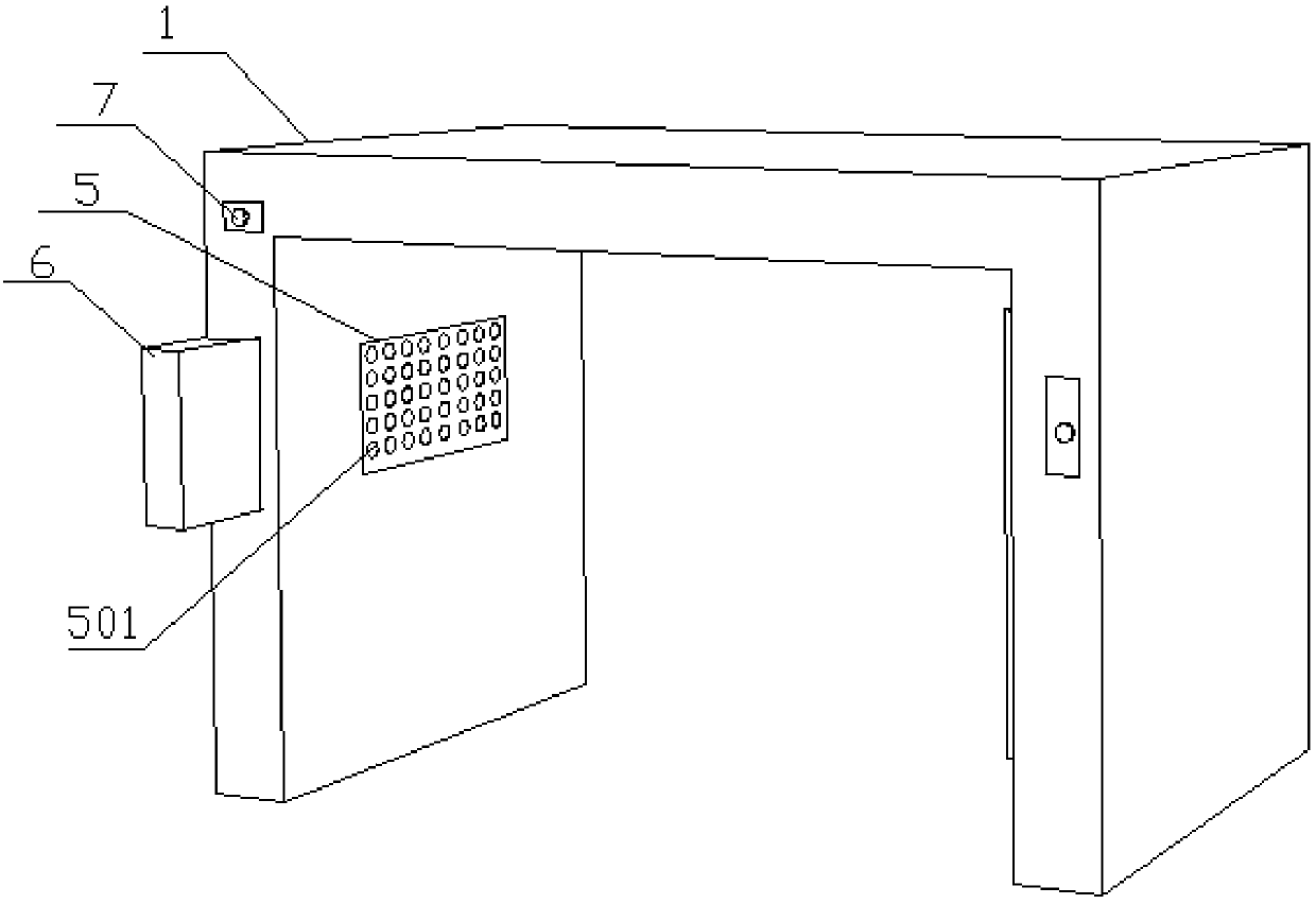 Desk capable of making air temperature and humidity appropriate