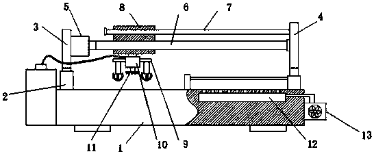 Ironing device for spinning