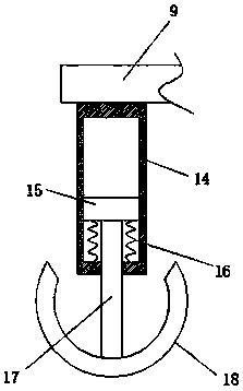 Ironing device for spinning