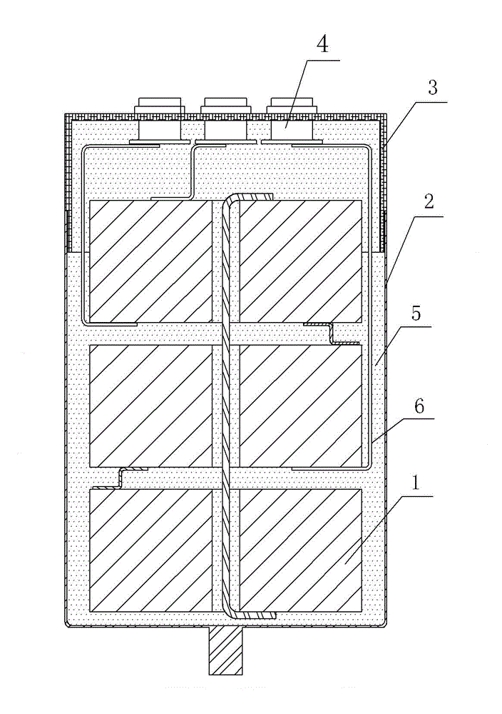 Thin film capacitor for high power three-phase alternating-current filtering occasion