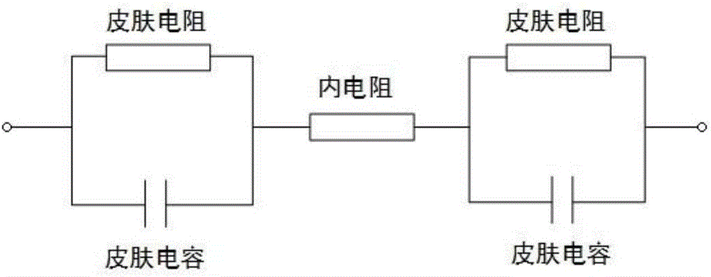 Multiport impedance model construction method based on living body electric shock impedance parameter calculation