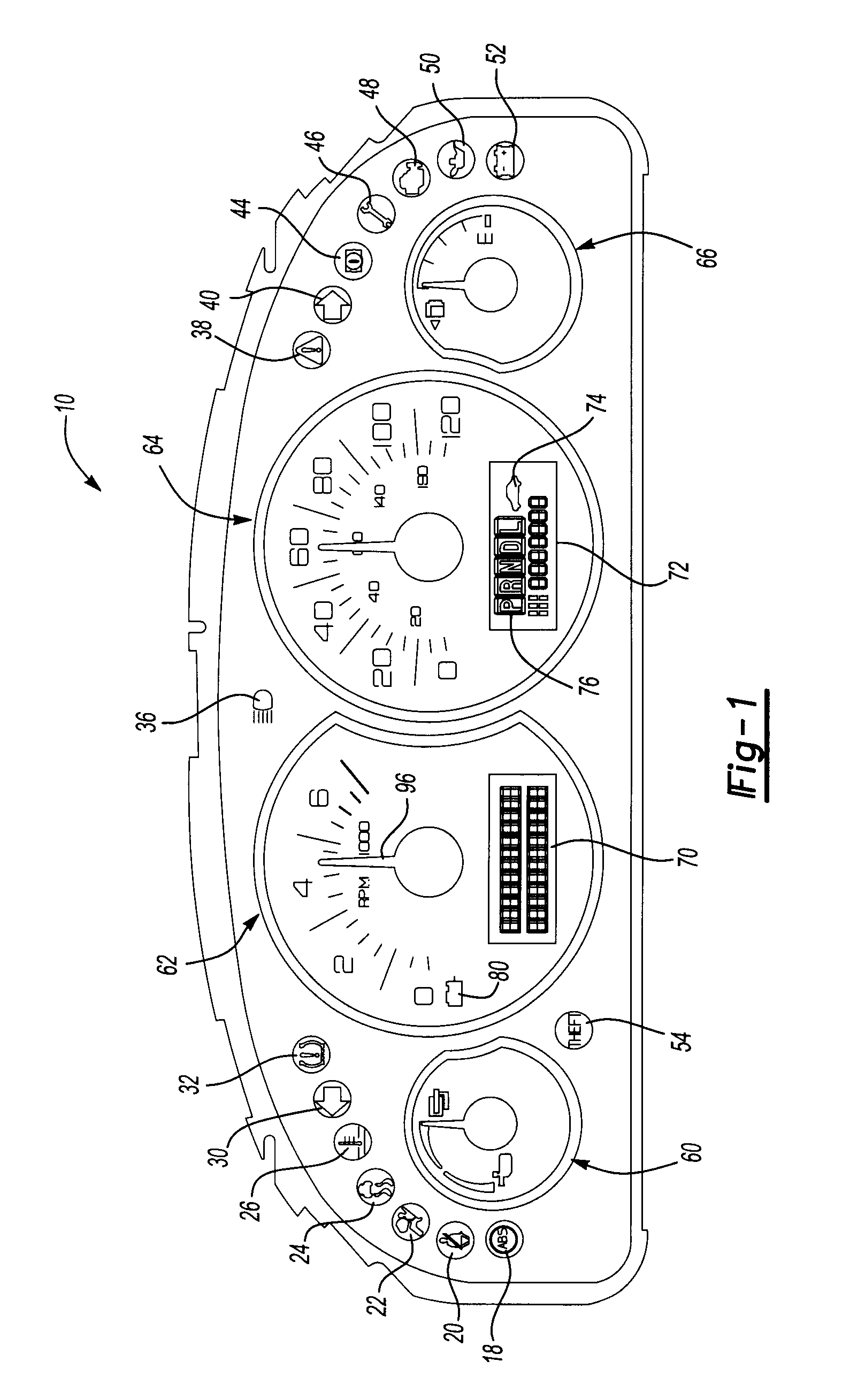 Indicator for a hybrid electric vehicle