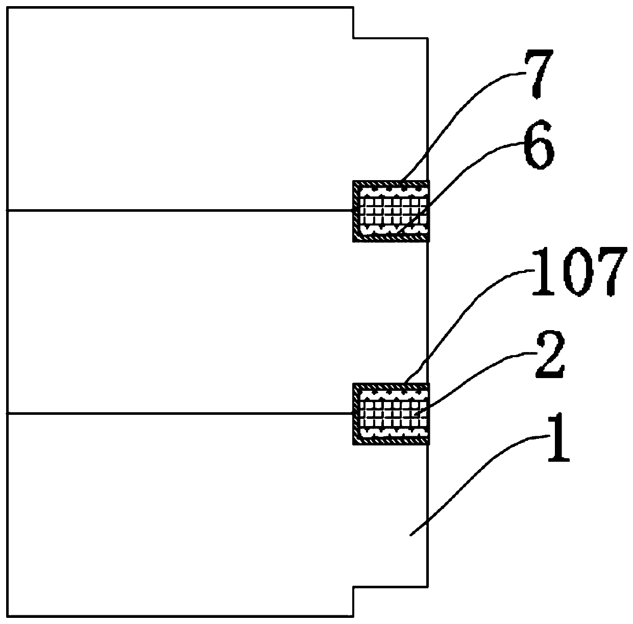 Solid glass brick wall body structure, and installing and replacing methods thereof