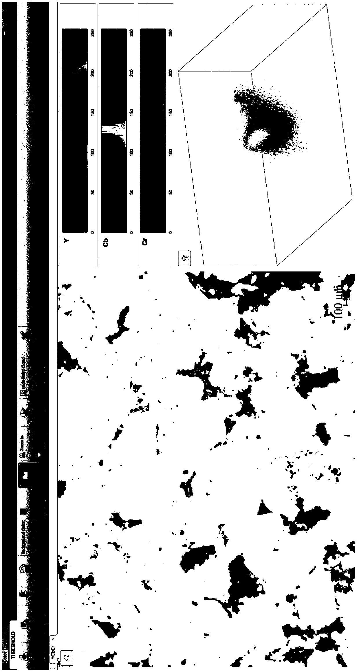 Method for analyzing pore characterization of tight sandstone reservoir based on Matlab