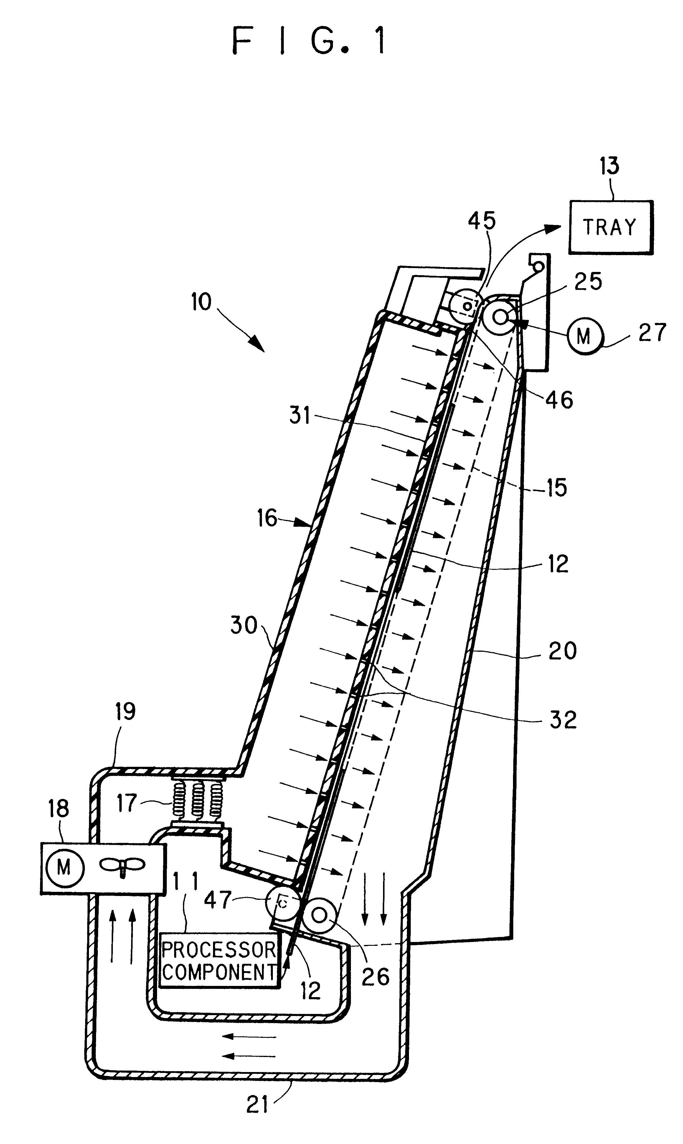 Drier device for photosensitive material