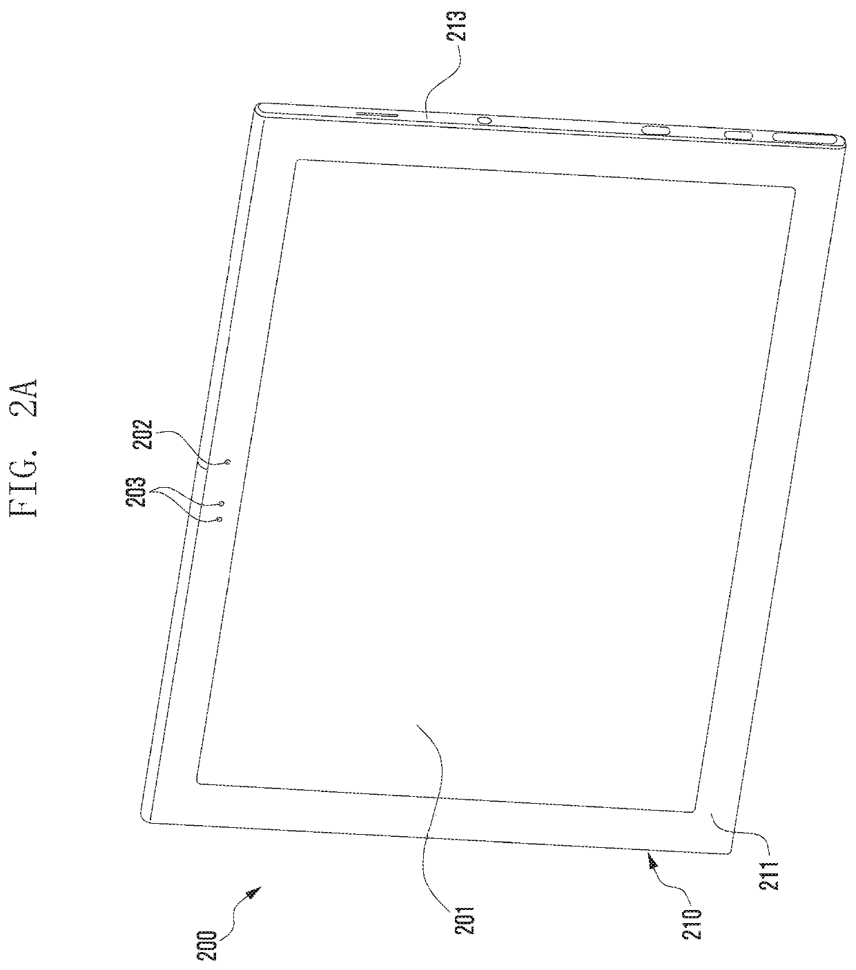 Electronic device including stand member