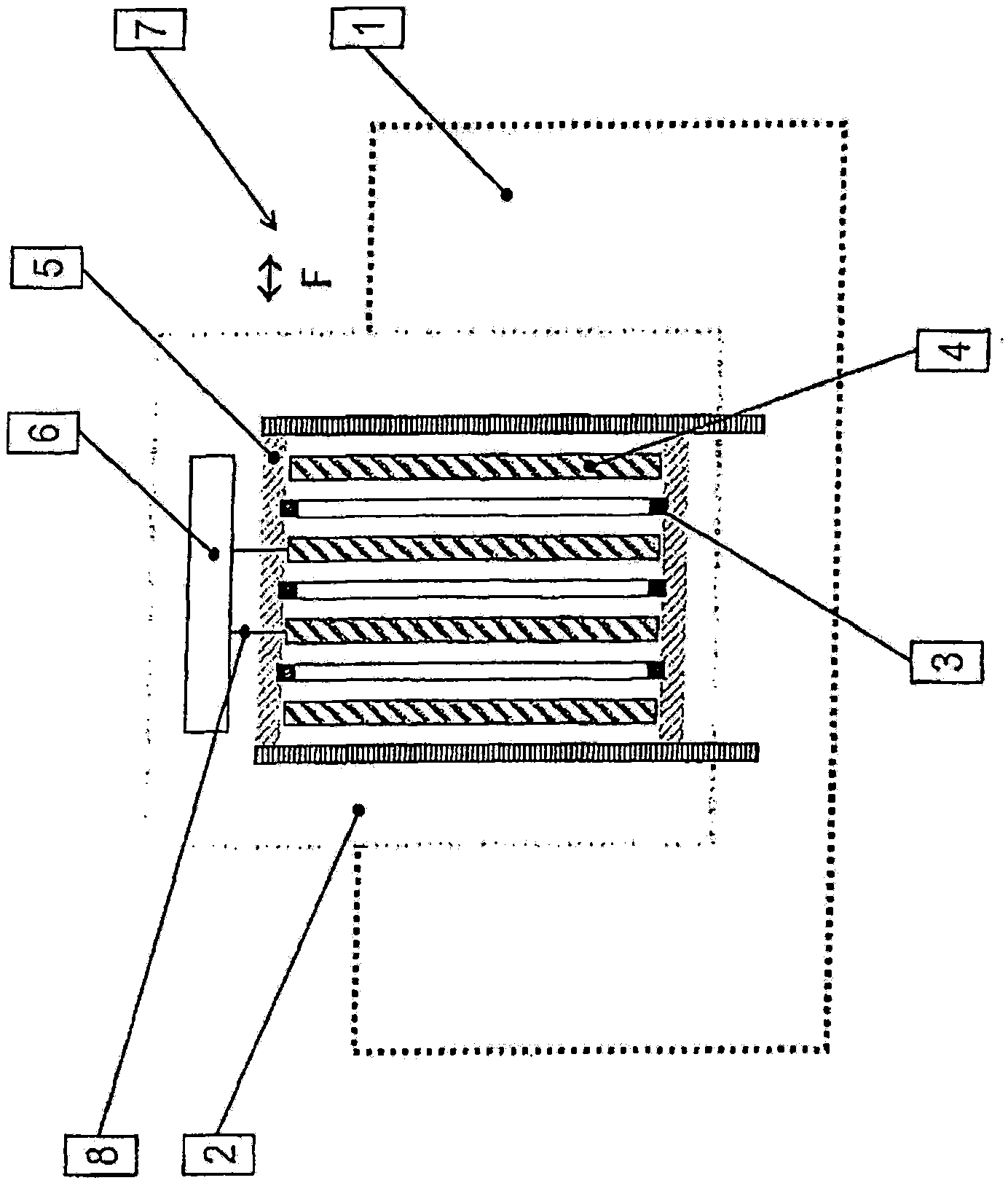 Spark gap with a plurality of single spark gaps connected in series in a stacked arrangement