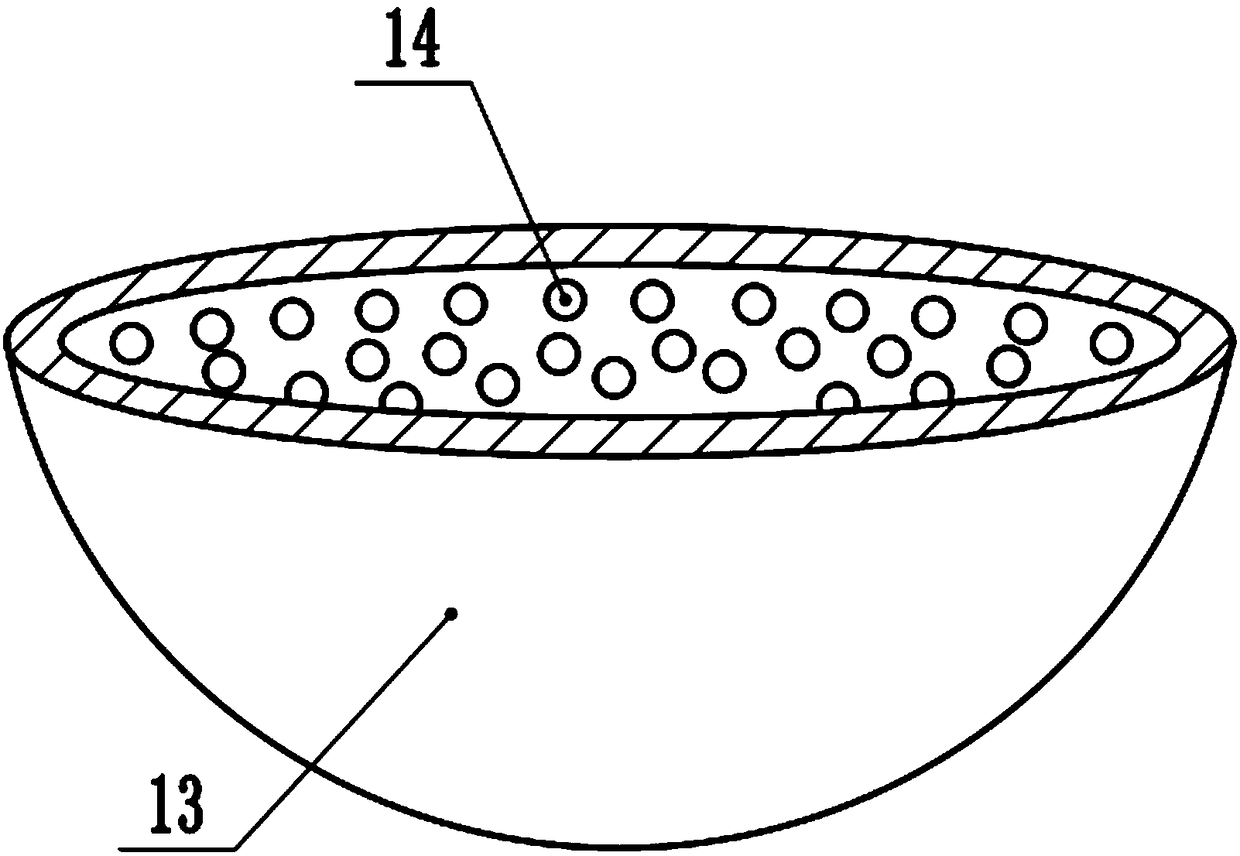 Manual agricultural greenhouse vegetable irrigation device