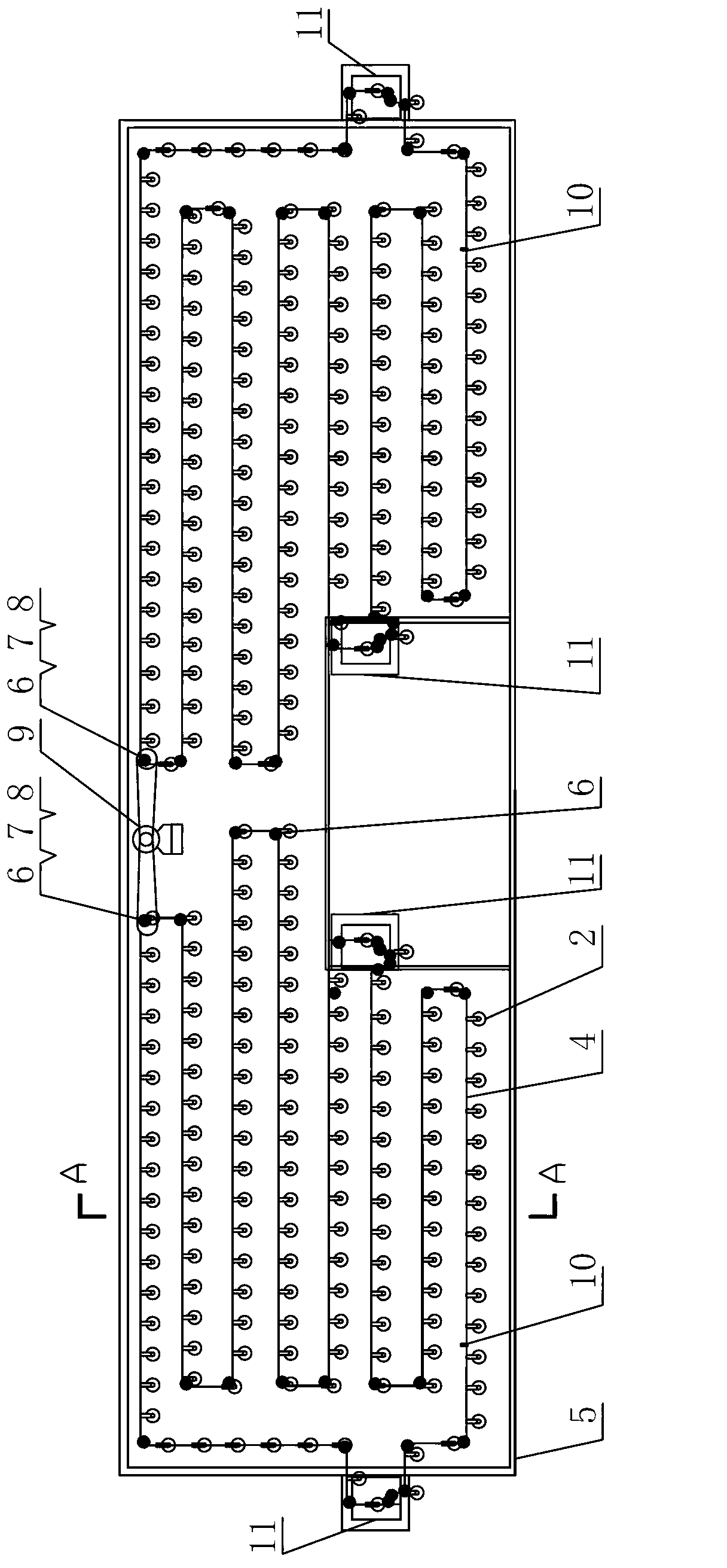 System and method for large-scale forme storehouse forme roller storage and taking