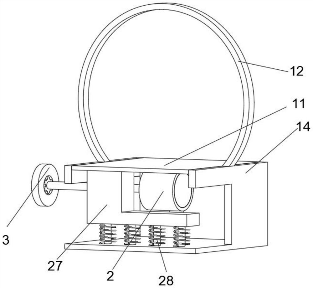 A cooling and ventilation device for processing based on rainwater recycling