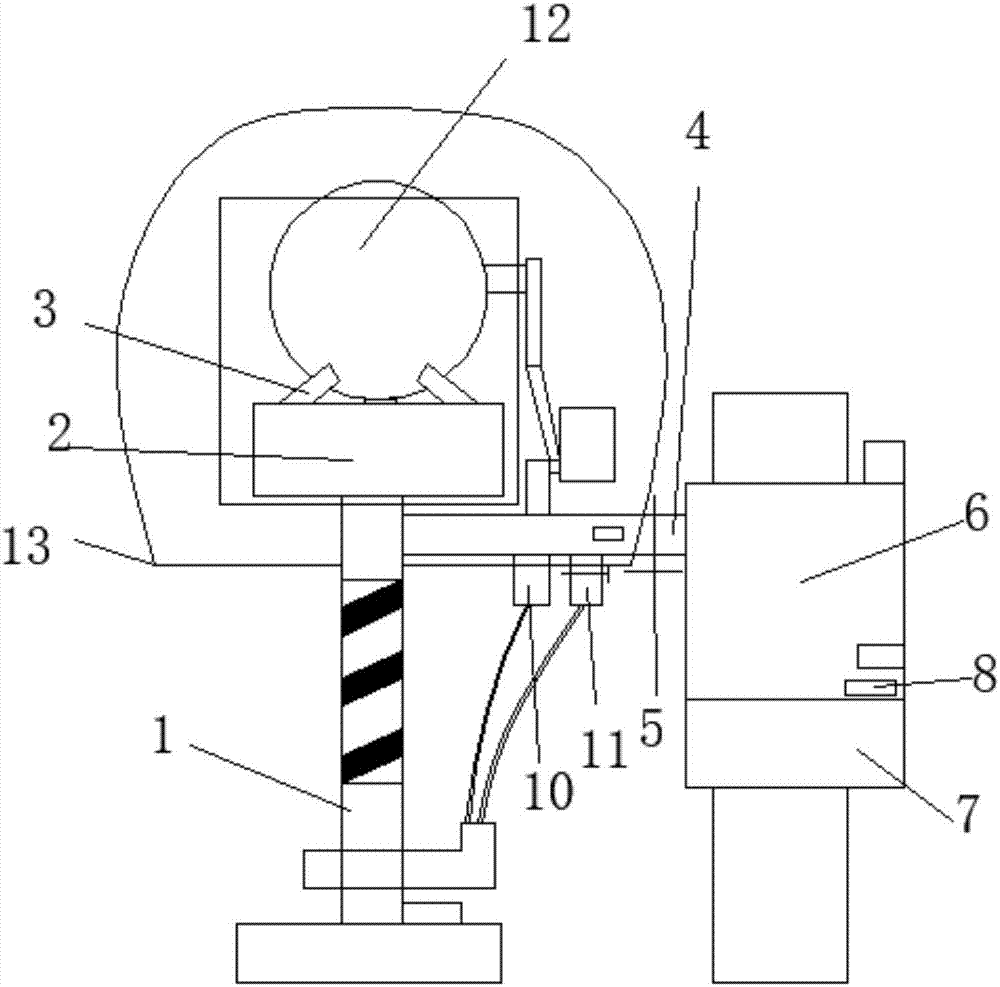 Electric-heating vertical eyewash equipment