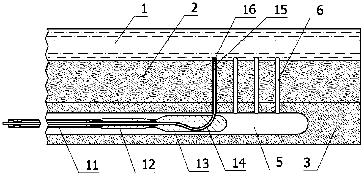 Water jet dense comb-shaped hole drilling type to-be-tunneled roadway coal seam gas outburst elimination backing pump treatment method