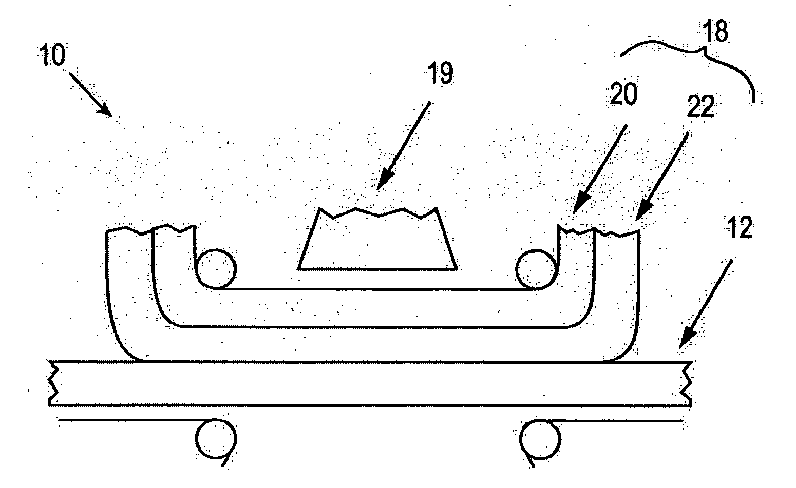 Antistatic transfer belt for nonwovens process