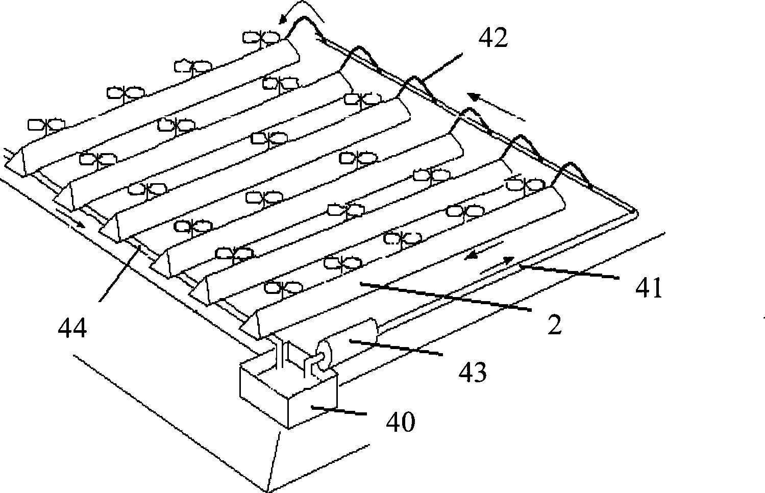 Soilless capillary hydroponics rearing system