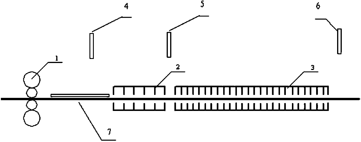 Method for linkage production of high-toughness pipeline steel by adopting jetting and laminar cooling