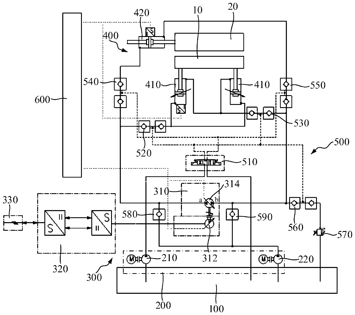 Transmission system of stepping mechanism and energy recovery system thereof