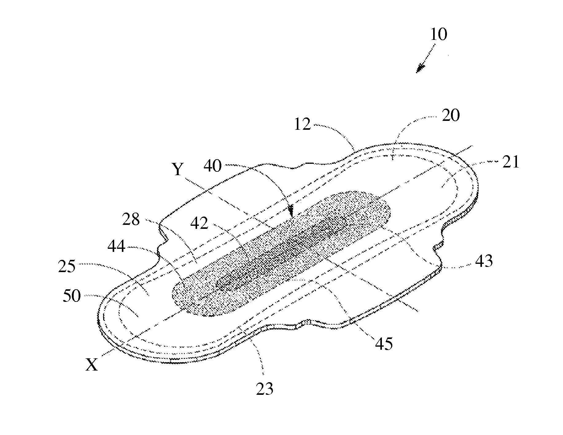 Absorbent Article Having Surface Visual Texture