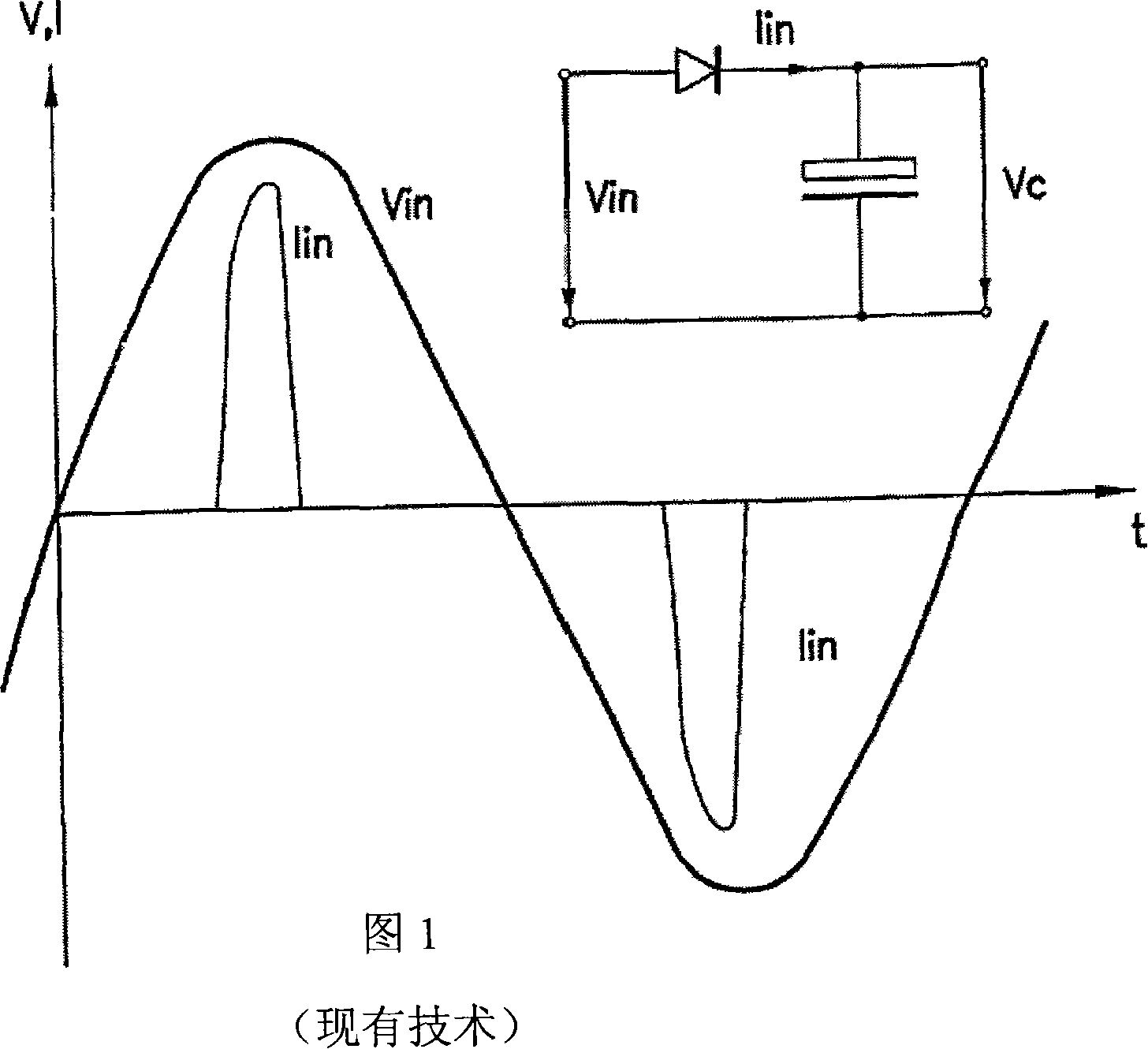 Bridgeless boost converter with PFC circuit