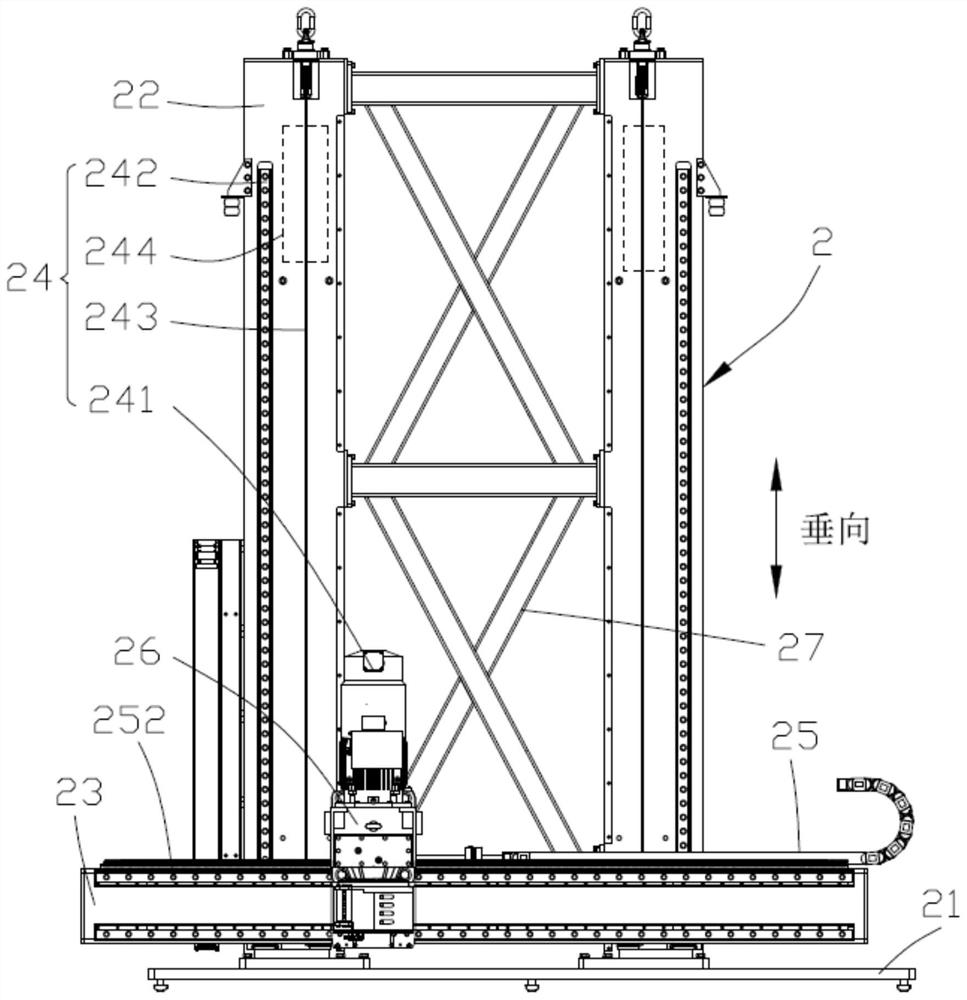 Undercarriage aerodynamic load test device and design method thereof