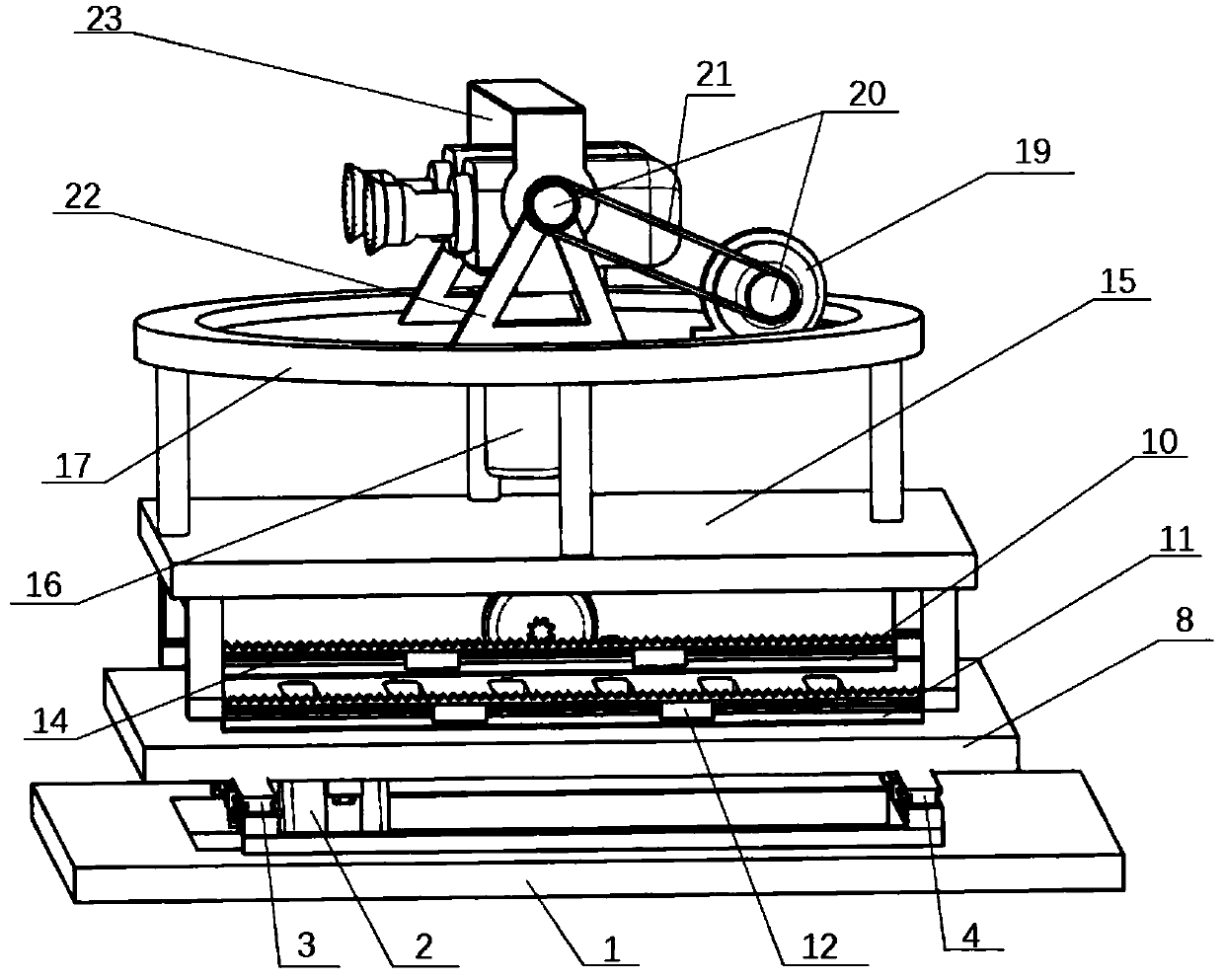 A dual-camera anti-shake system for a wind turbine nacelle