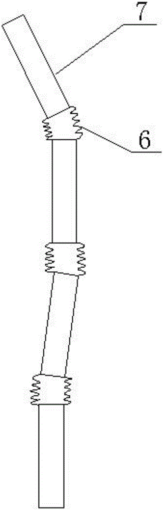 Guide-wheel-free clinometer used for measuring displacement of deep part of landslide, and installation method thereof