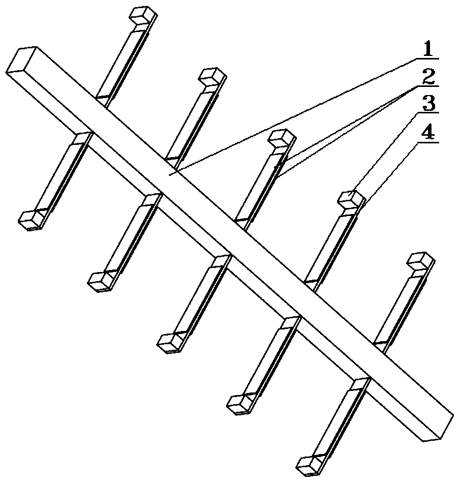 Photonic crystal power generating device based on longitudinal vibration band gap