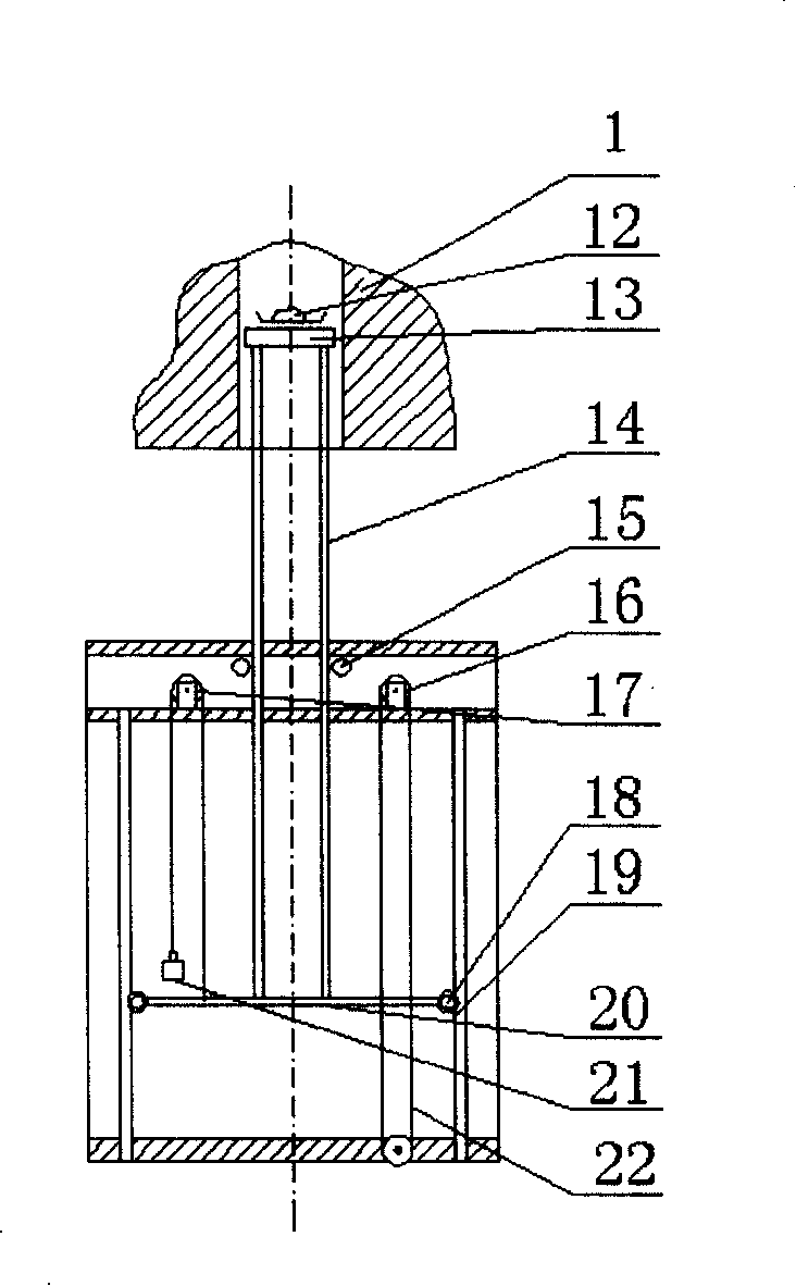 Device for simulating space gravity biological test in high grads strong magnetic field