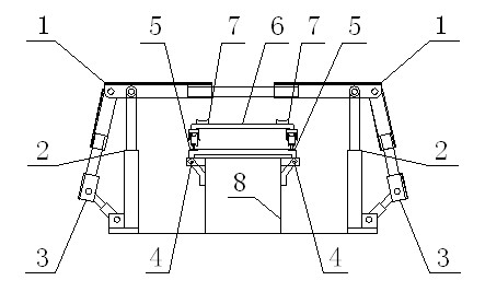 Fully-mechanized excavating self-moving type temporary support system and technological method thereof